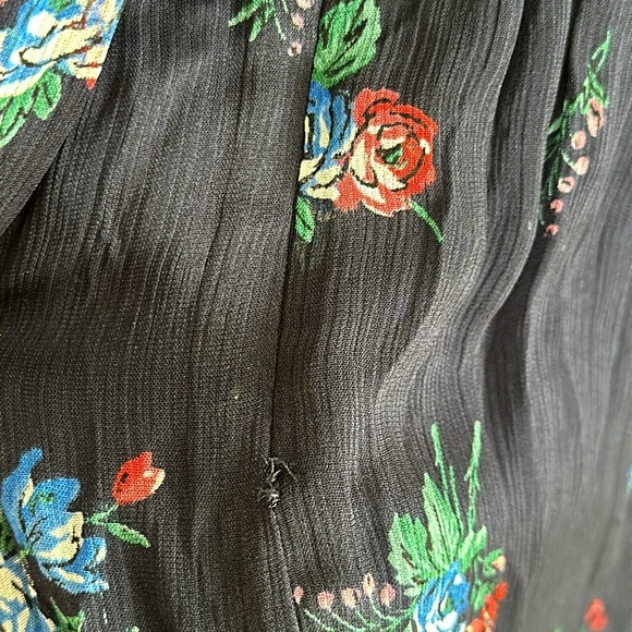 Pinko Maxi Dress Flarred Sleeves Size 4 - Picture 11 of 11